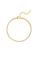 Afbeelding in Gallery-weergave laden, Armband twisted goud
