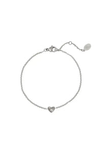 Armband hart zilver