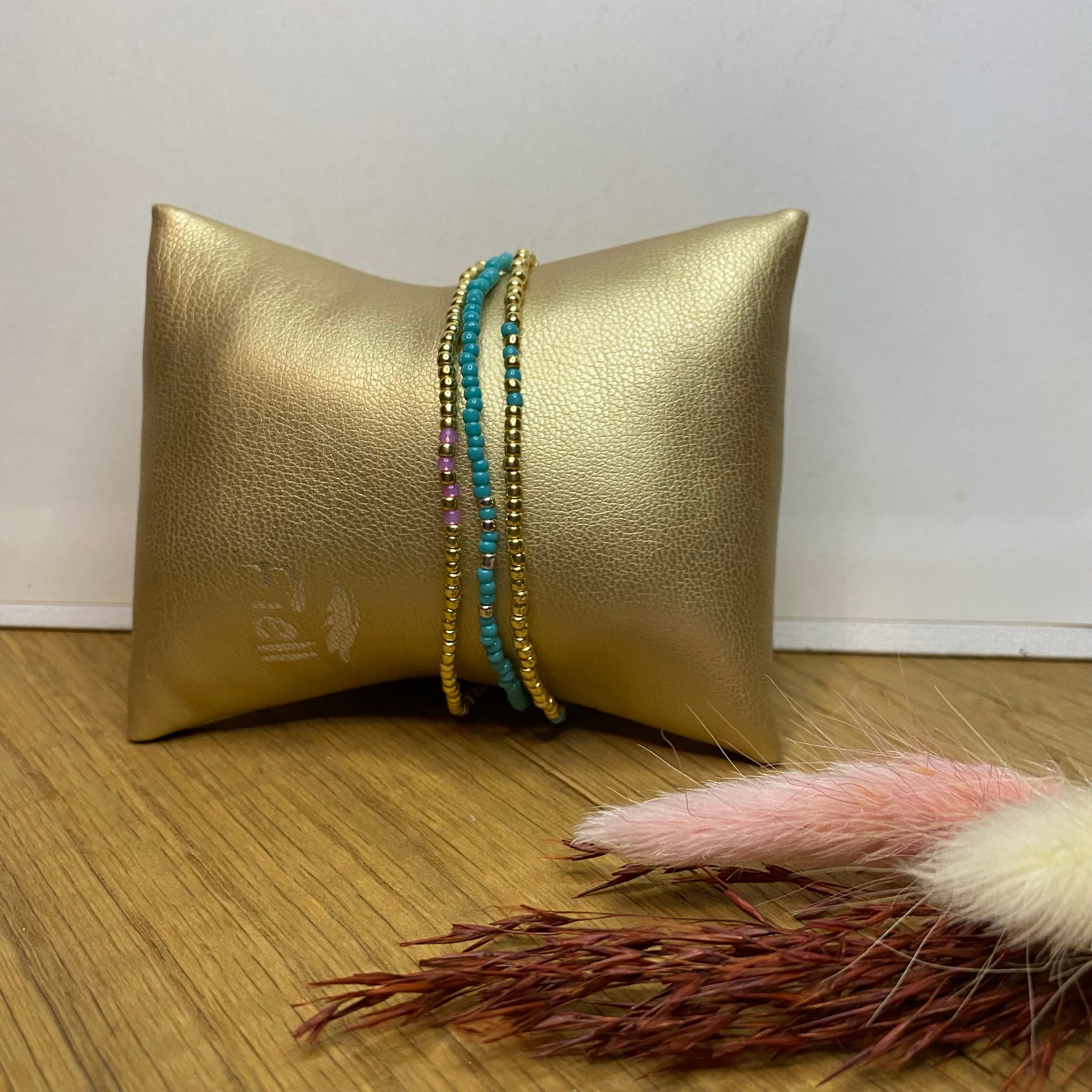 Armbandjes Miyuki turquoise
