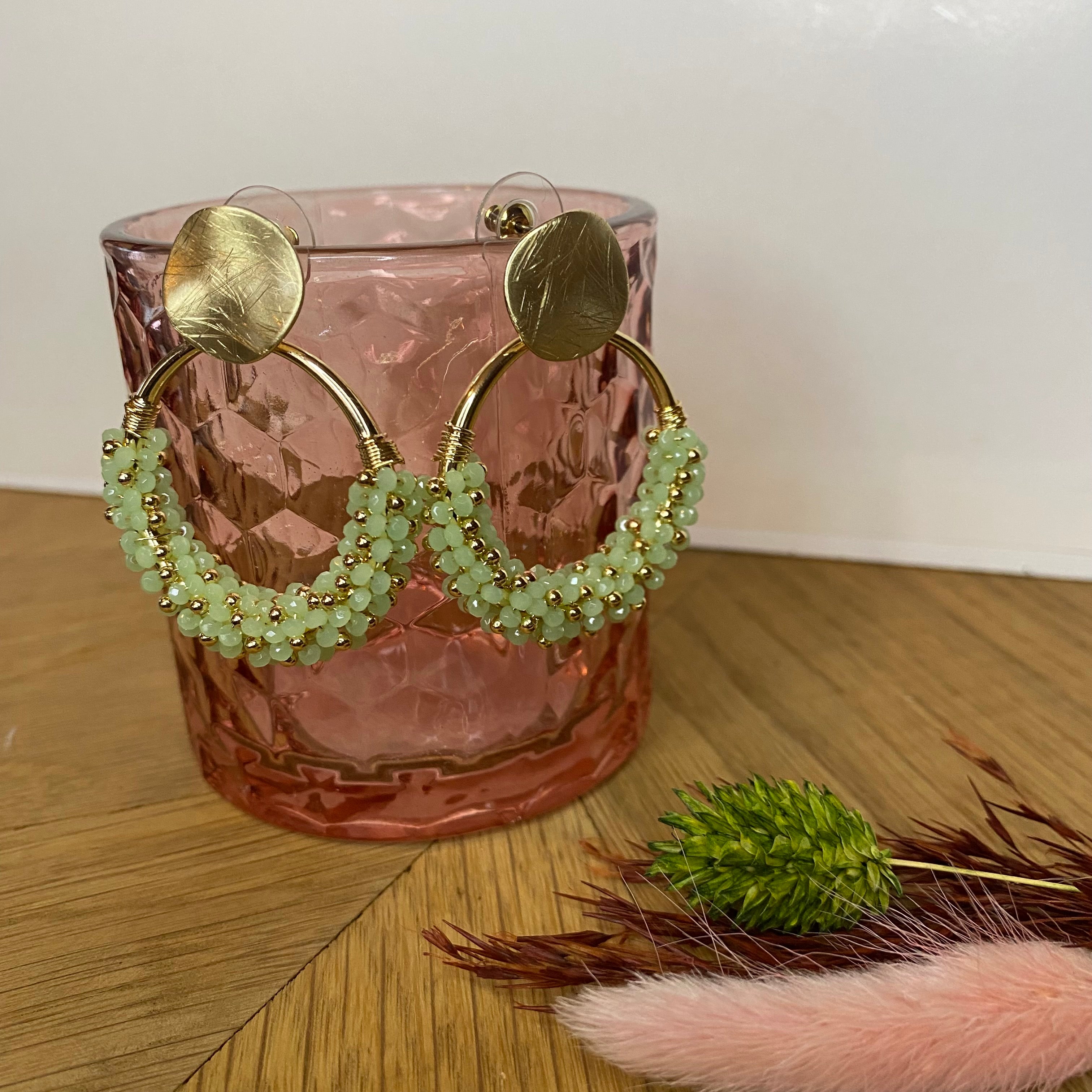 Oobellen zoetwaterparel groen