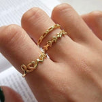 Afbeelding in Gallery-weergave laden, Ring Mother nature goud
