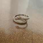 Afbeelding in Gallery-weergave laden, Ring Snake zilver
