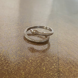 Ring Snake zilver