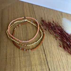 Armbandjes Miyuki terracotta